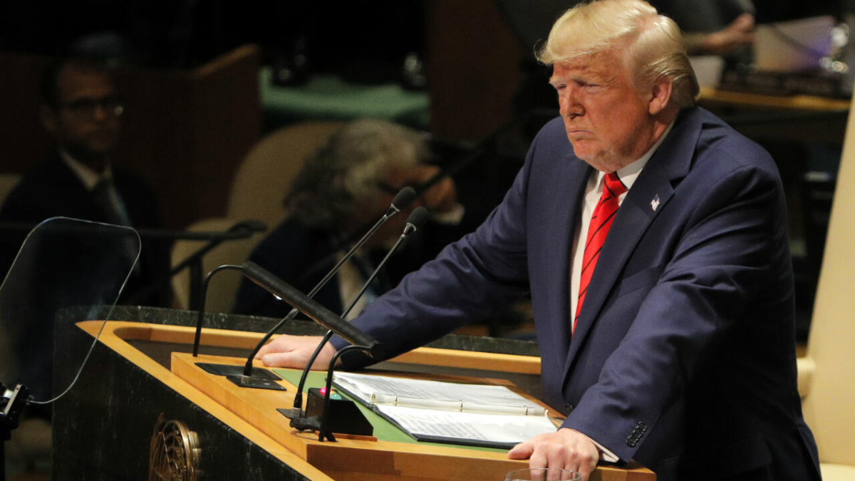 «Aniquilación o acuerdo»: Donald Trump proyecta su poderío militar hacia Medio Oriente y América Latina ante la Asamblea General de la ONU